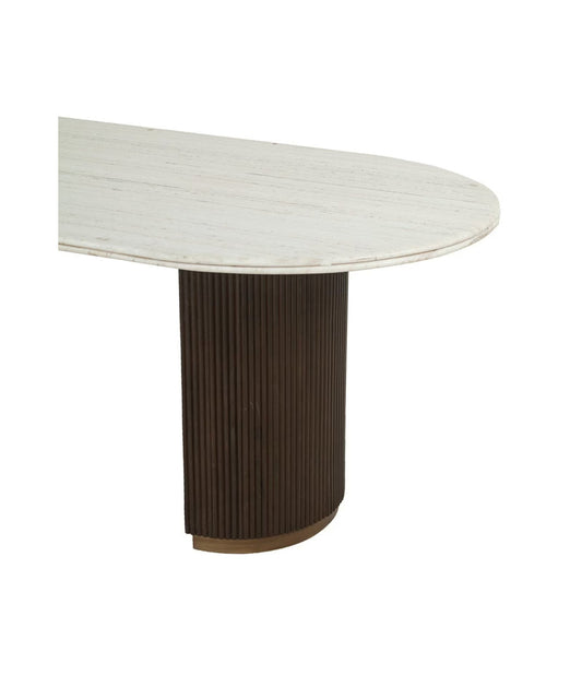 Oval Marble Dining Table