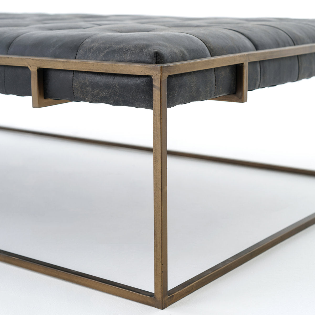 Four Hands Oxford 63 Wide Ottoman