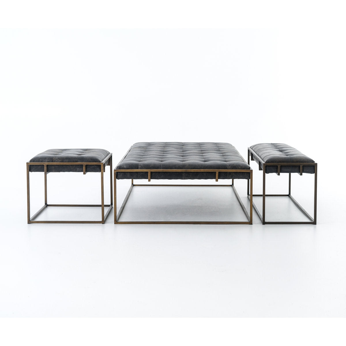 Four Hands Oxford 63 Wide Ottoman