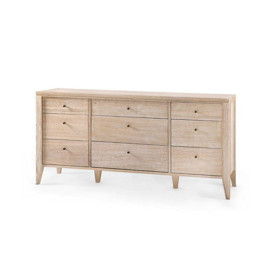 Paola 9 - Drawer Solid Wood Dresser