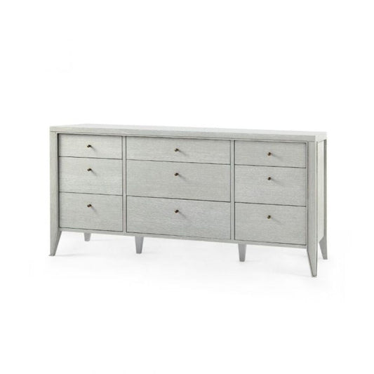 Paola 9 - Drawer Solid Wood Dresser