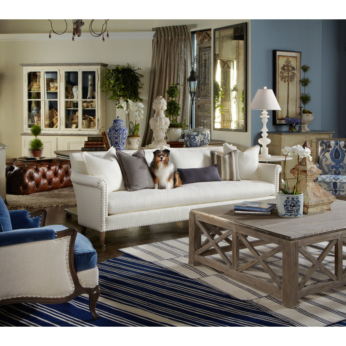 Paris 97" Rolled Arm Sofa