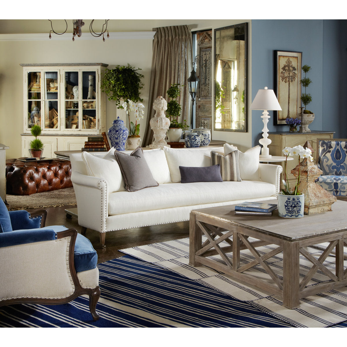 Paris 97" Rolled Arm Sofa
