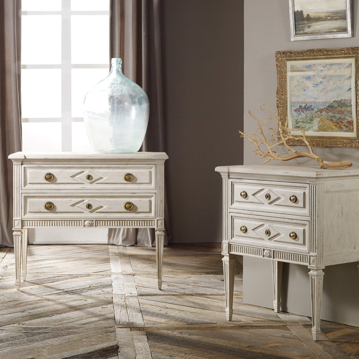 Modern History Home Paris 2 Drawer Accent Chest