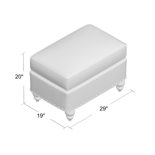 Duralee Parkdale 29 Rectangle Cocktail Ottoman