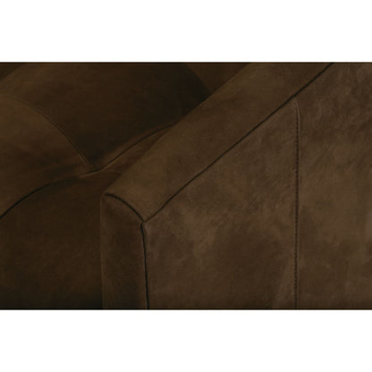 Pate Dark Chocolate Leather Chair