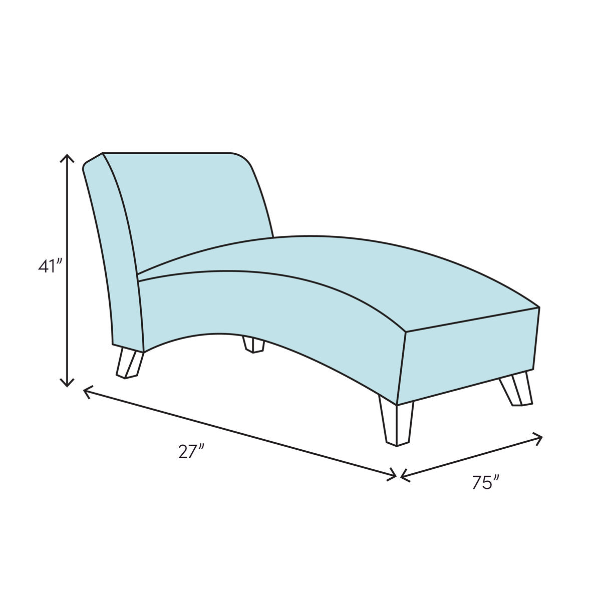 Infinity Furniture Import 82181 Chaise Lounge