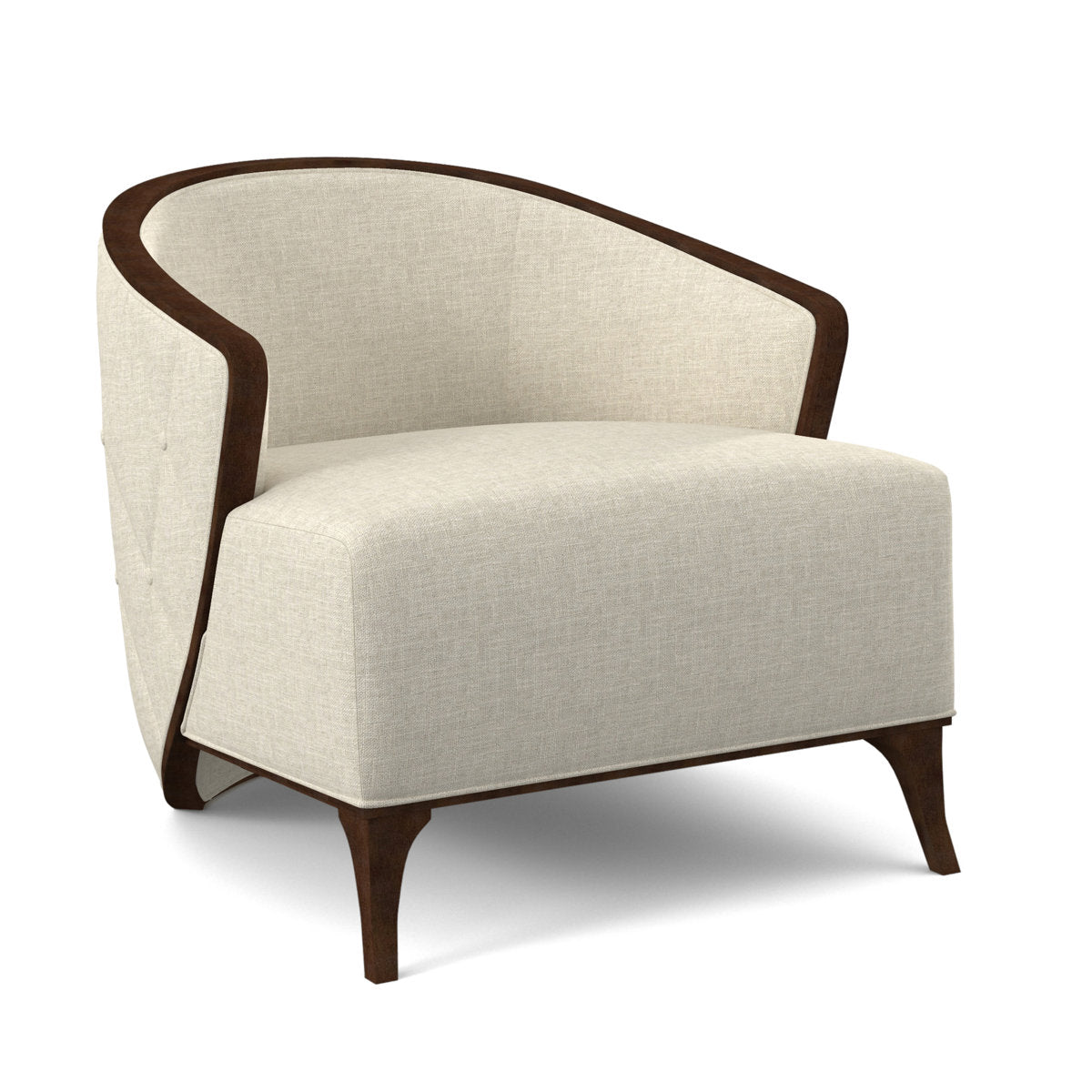Ambella Peregrine 30 W Tufted Barrel Chair