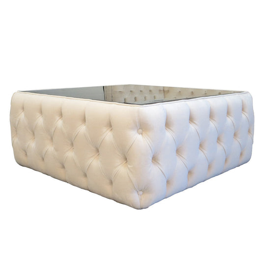 Haute House Home Peninsula Tufted Cocktail Ottoman