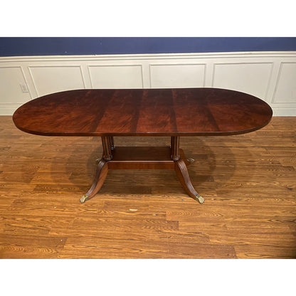 Petite Oval Mahogany Dining Table