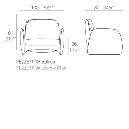 Pezzettina Patio Chair with Cushions