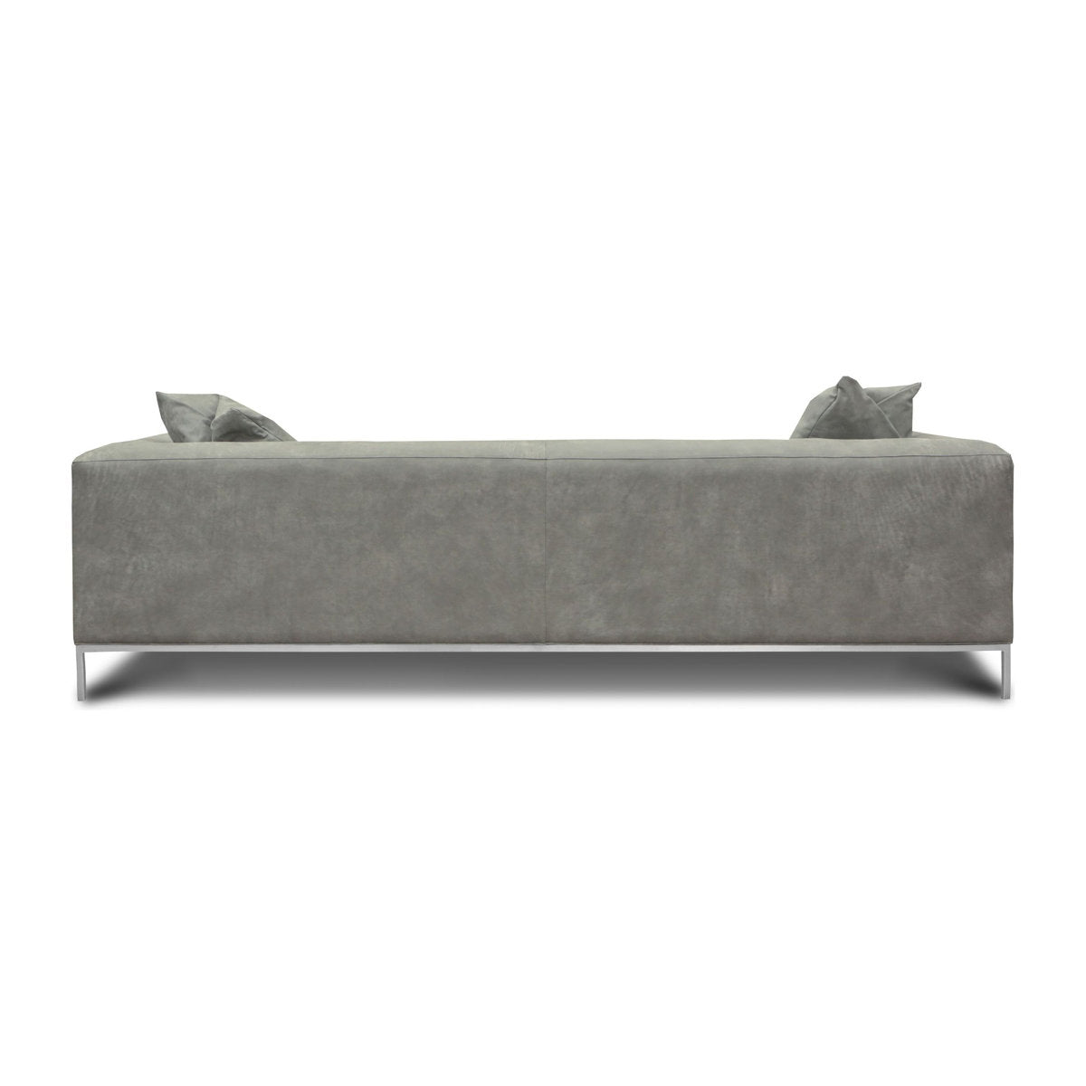 Eleanor Rigby Pia 107 Genuine Leather Tuxedo Arm Sofa