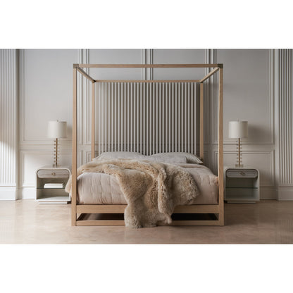 Caracole Pinstripe Solid Wood Bed