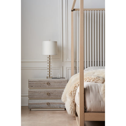 Caracole Pinstripe Solid Wood Bed
