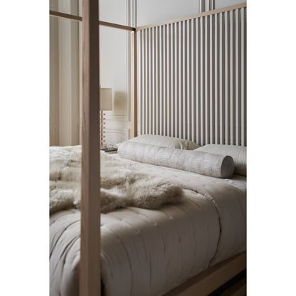 Caracole Pinstripe Solid Wood Bed
