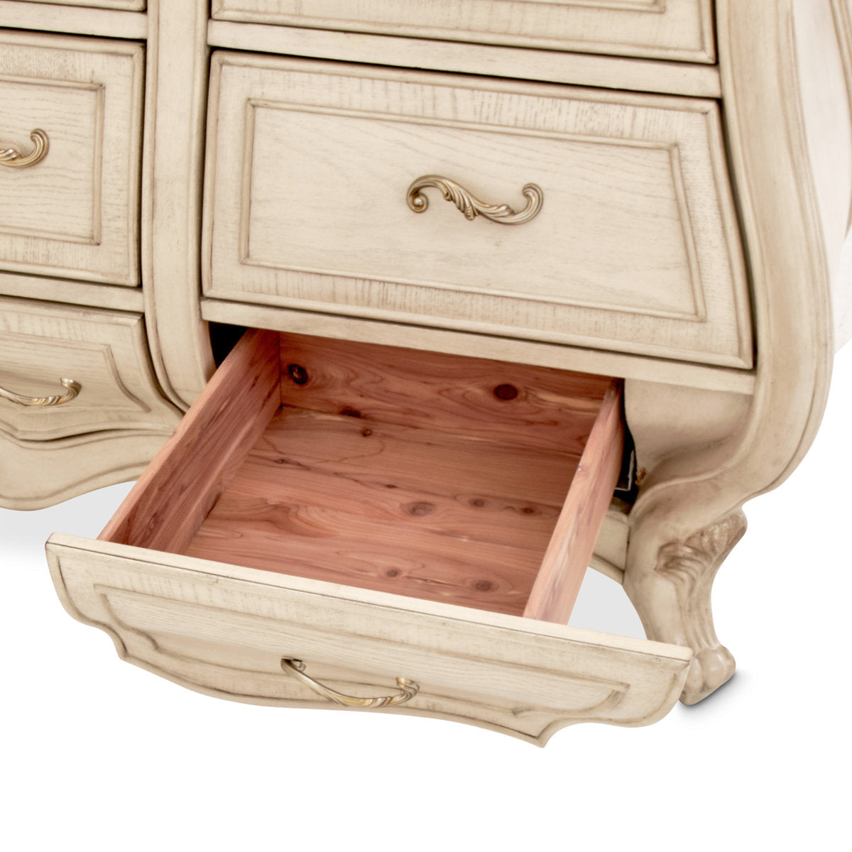 Platine de Royale 12 Drawer Dresser with Mirror