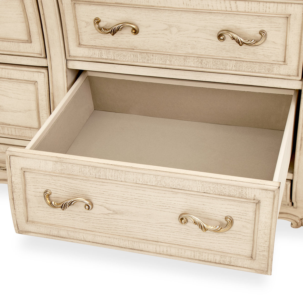 Platine de Royale 12 Drawer Dresser with Mirror