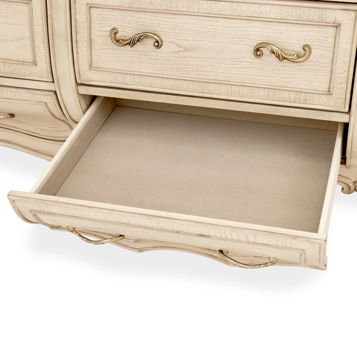 Platine de Royale 12 Drawer Dresser with Mirror