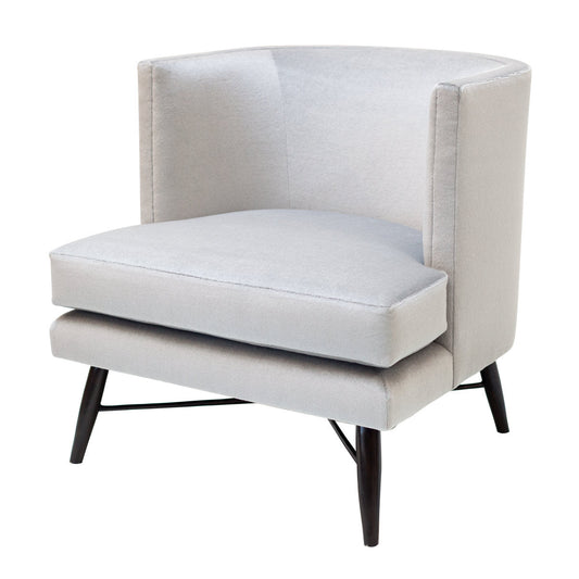 Poppy Leather Barrel Chair