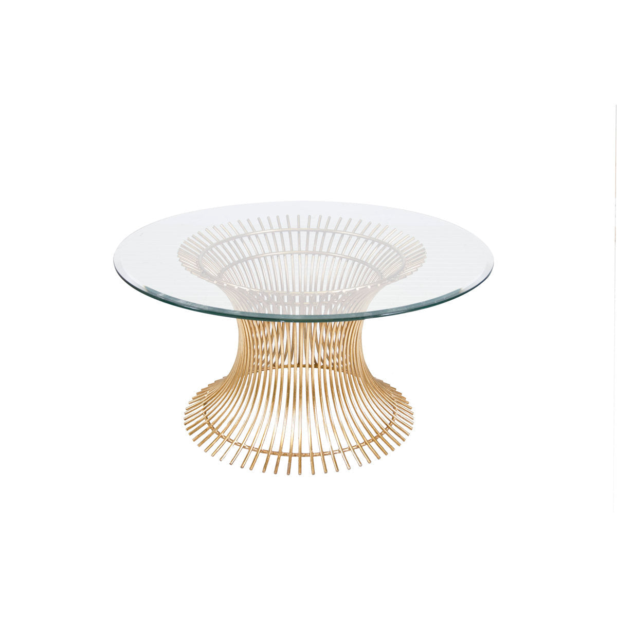 Worlds Away Powell Pedestal Coffee Table