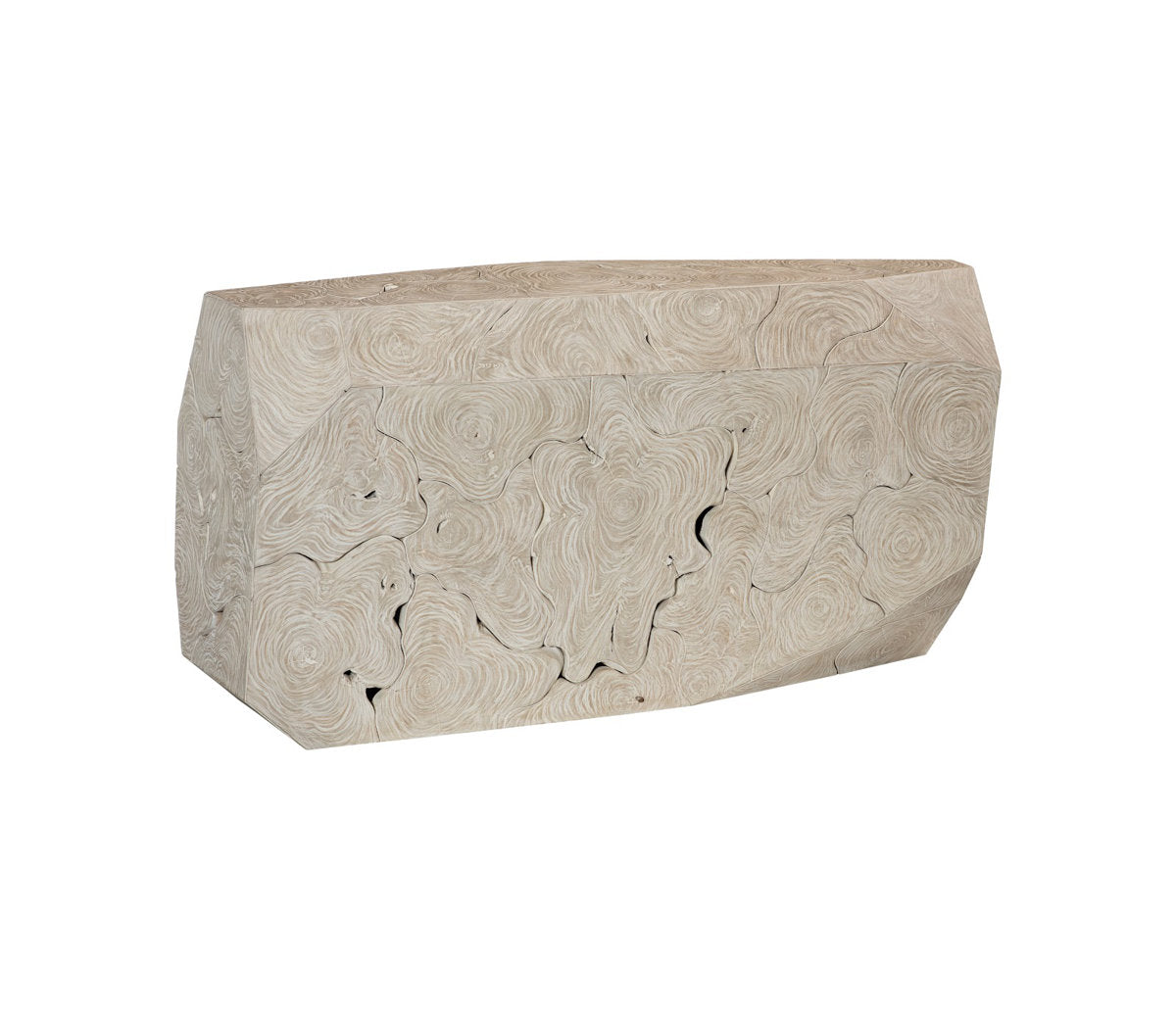 Prism Console Table, Oat Finish