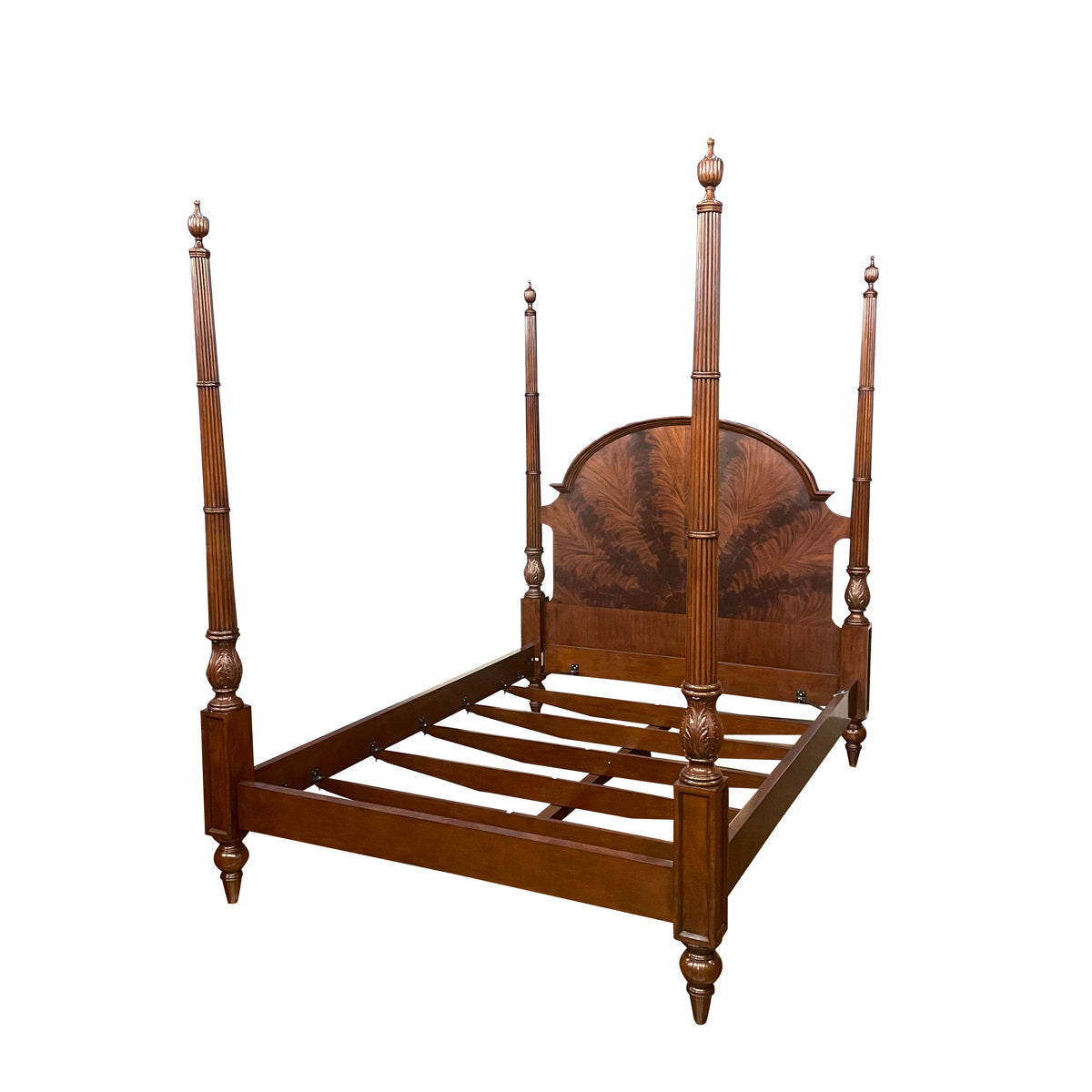 Leighton Hall Furniture Queen Mahogany Poster Bed
