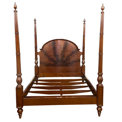 Leighton Hall Furniture Queen Mahogany Poster Bed