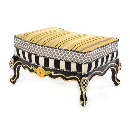 Mackenzie Childs Queen Bee Ottoman