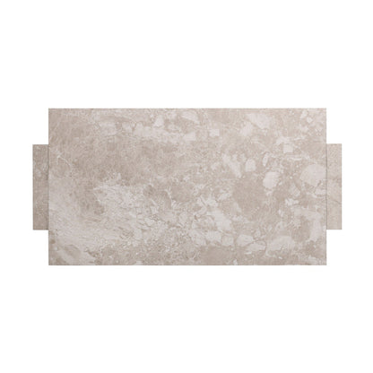 Four Hands Romano Coffee Table Desert Taupe Marble