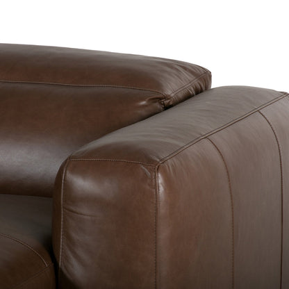 Four Hands Radley 3 Piece Sofa Chaise In Sonoma Butterscotch
