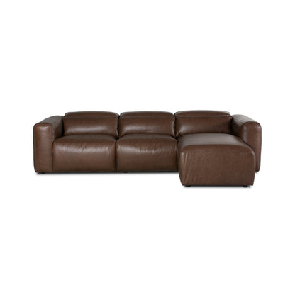 Four Hands Radley 3 Piece Sofa Chaise In Sonoma Butterscotch