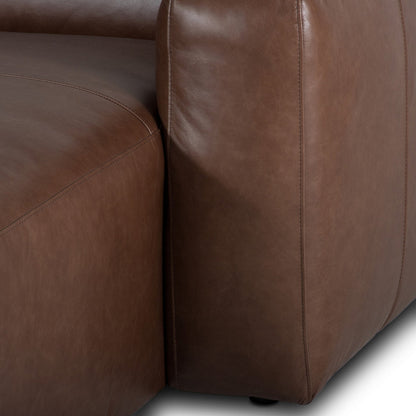 Four Hands Radley 3 Piece Sofa Chaise In Sonoma Butterscotch