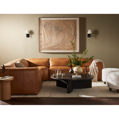 Four Hands Radley 5 Piece Leather Reclining Sectional