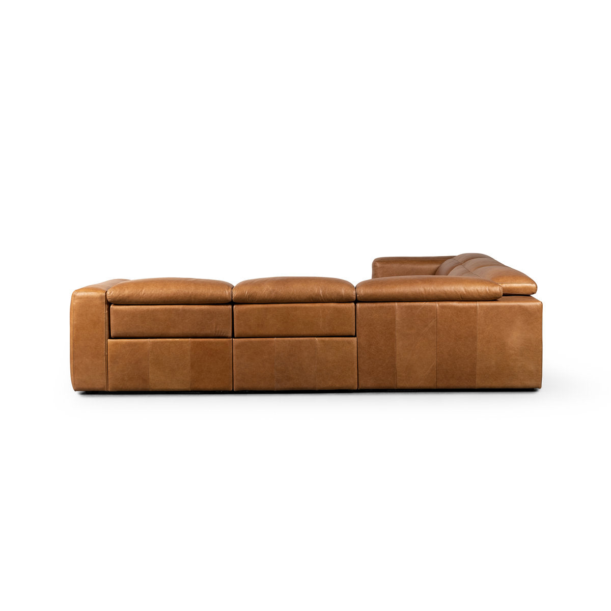 Four Hands Radley 5 Piece Leather Reclining Sectional