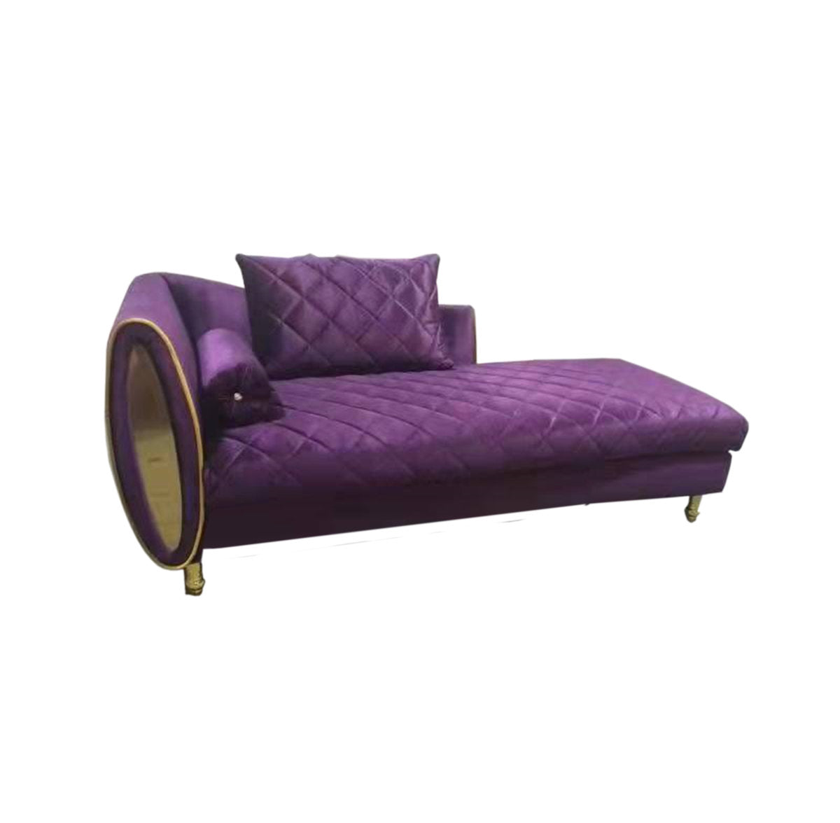 Ramone Velvet Chaise Lounge