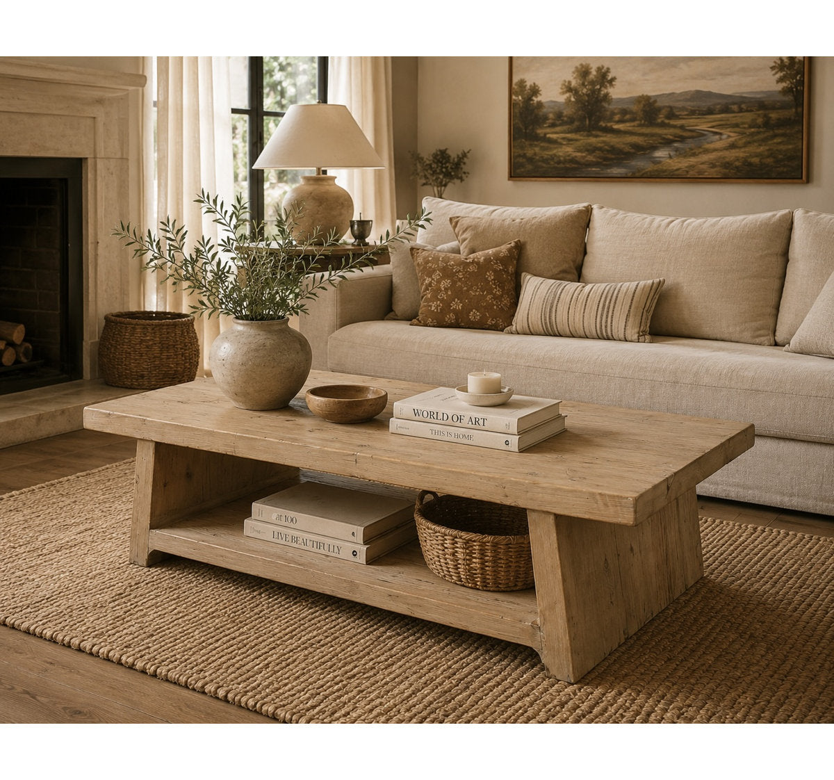 Ravenna Solid Wood Coffee Table