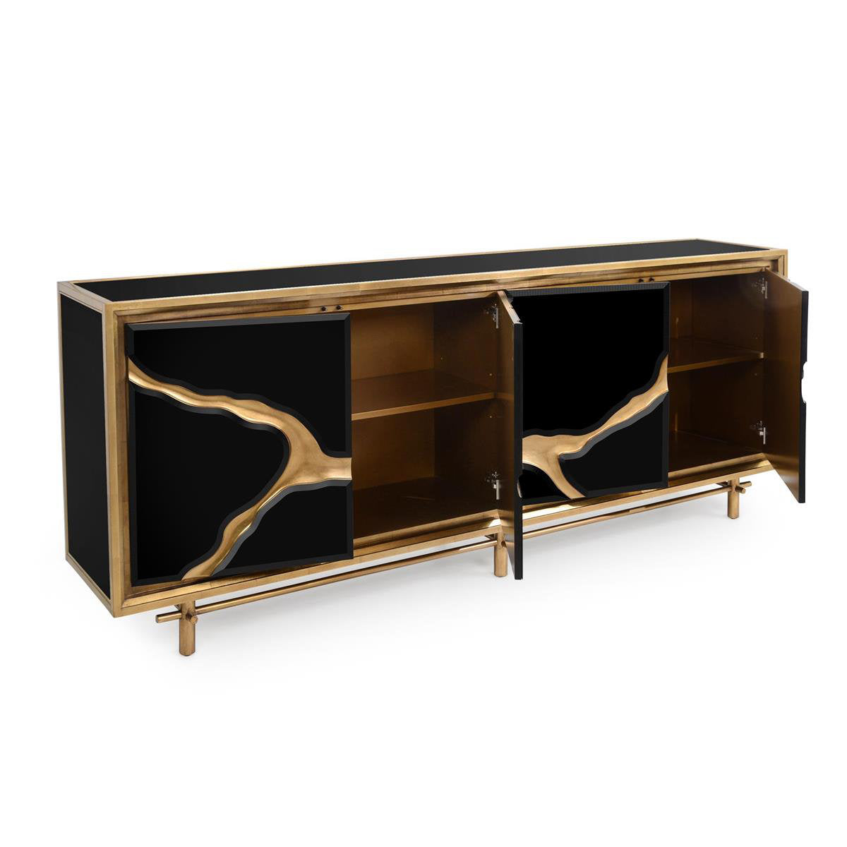 John Richard Ravine Black Credenza