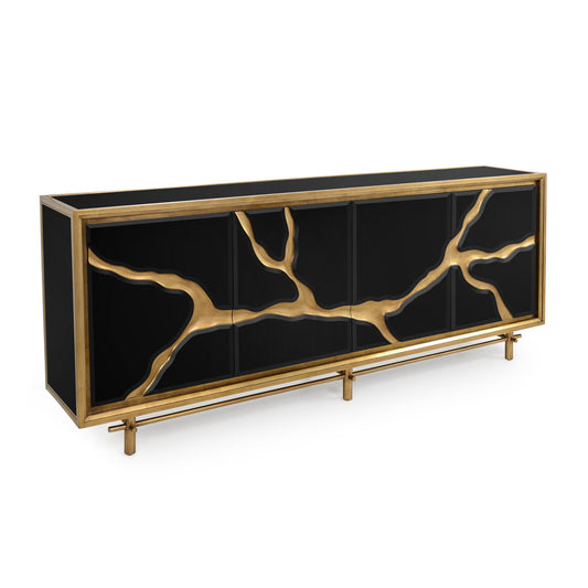 John Richard Ravine Black Credenza