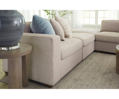 Alder Tweed Reese 6 Piece Upholstered Sectional