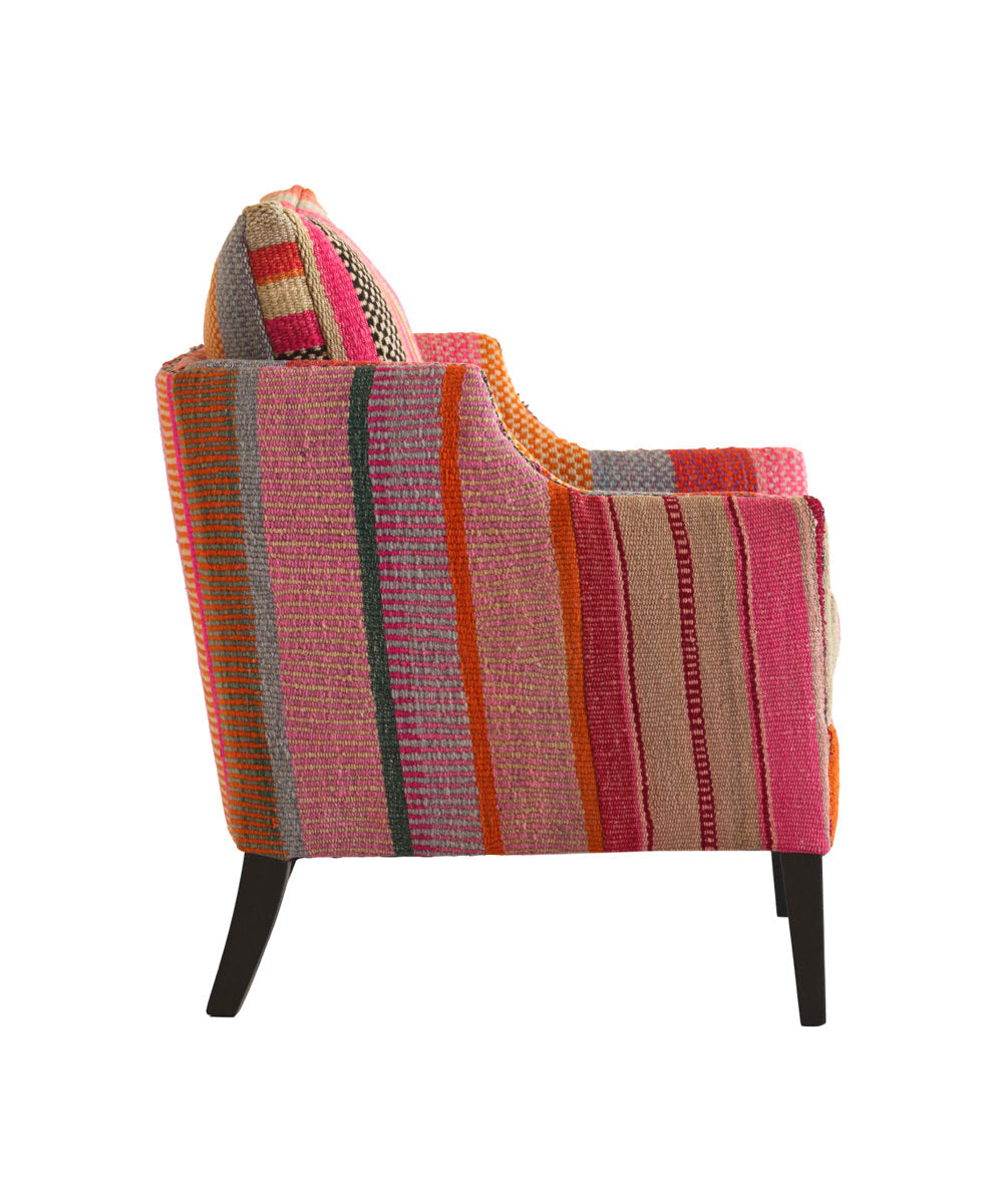 Regal Armchair Chair with Ottoman