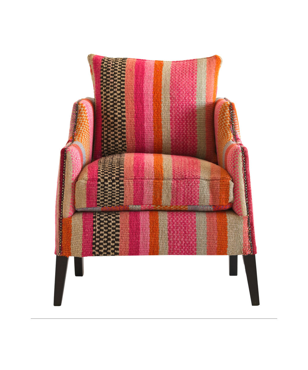 Regal Armchair Chair with Ottoman