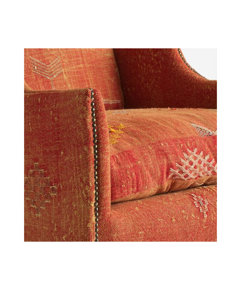 Regal Armchair Chair with Ottoman