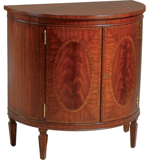 Maitland Smith Regency Half Circle Accent Cabinet
