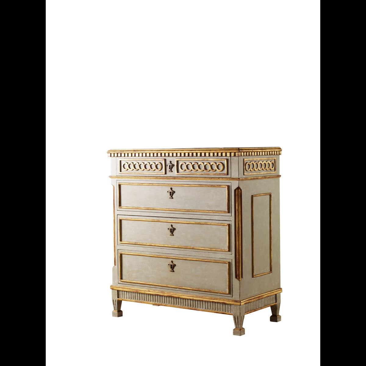 Modern History Home Regency 4 Drawer Accent Chest