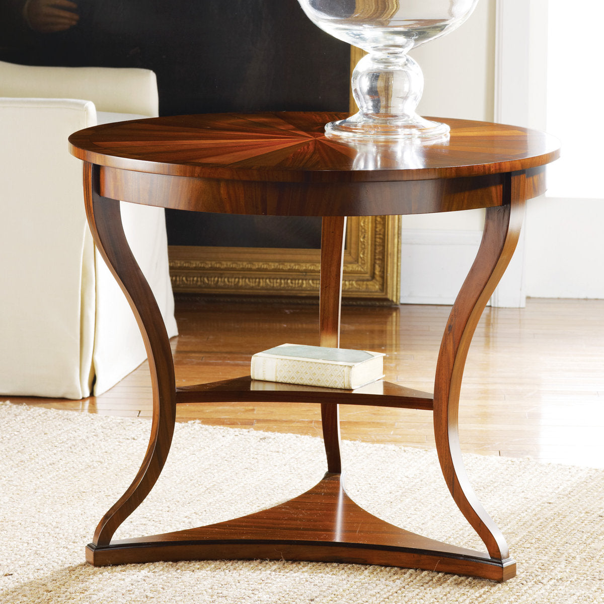 Modern History Home Regency End Table With Storage