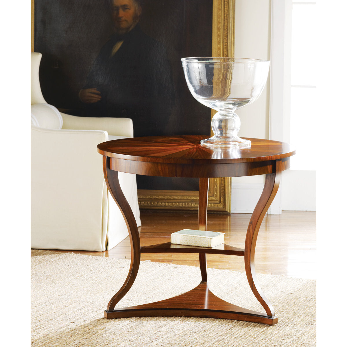 Modern History Home Regency End Table With Storage