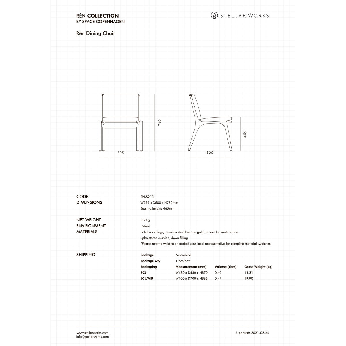 Ren Leather Dining Chair