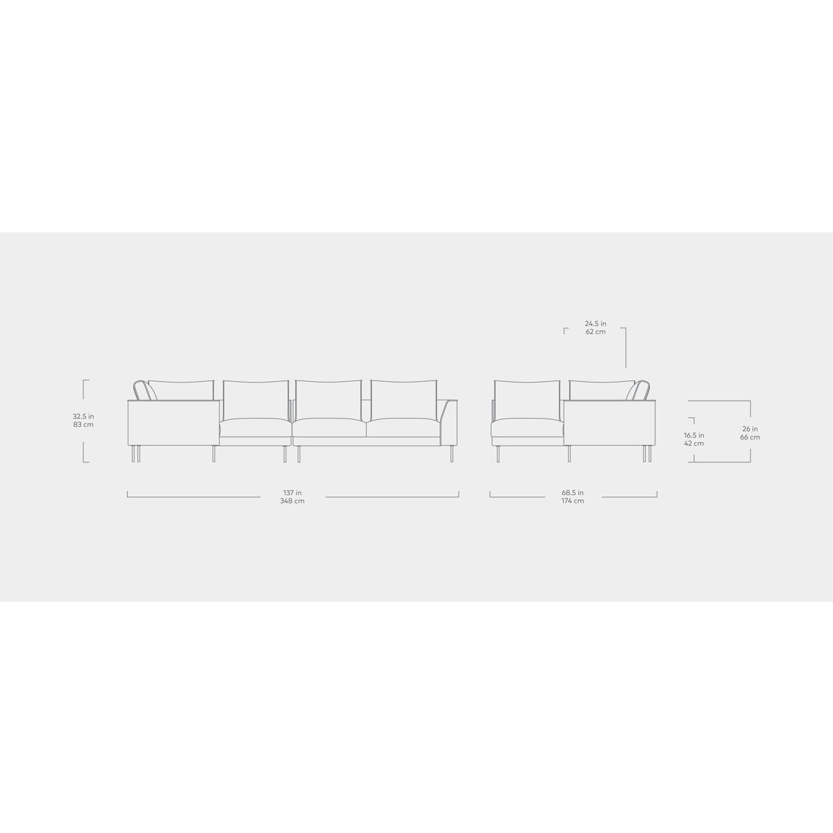 Gus Modern Renfrew Xl Sectional