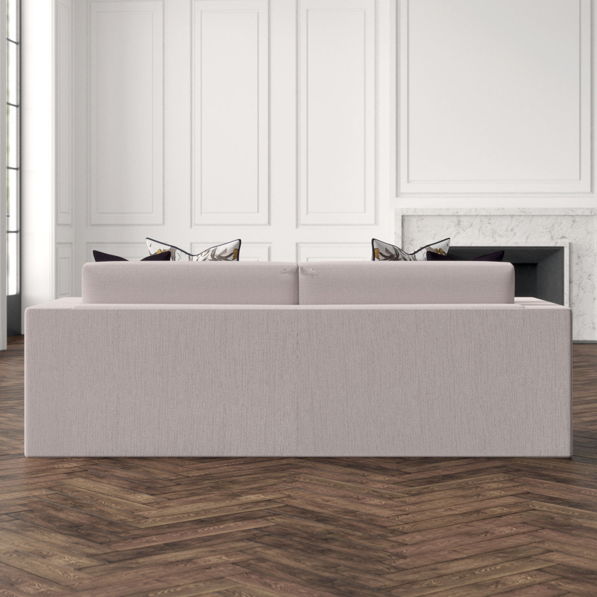 Ambella Retreat 90 Square Arm Sofa