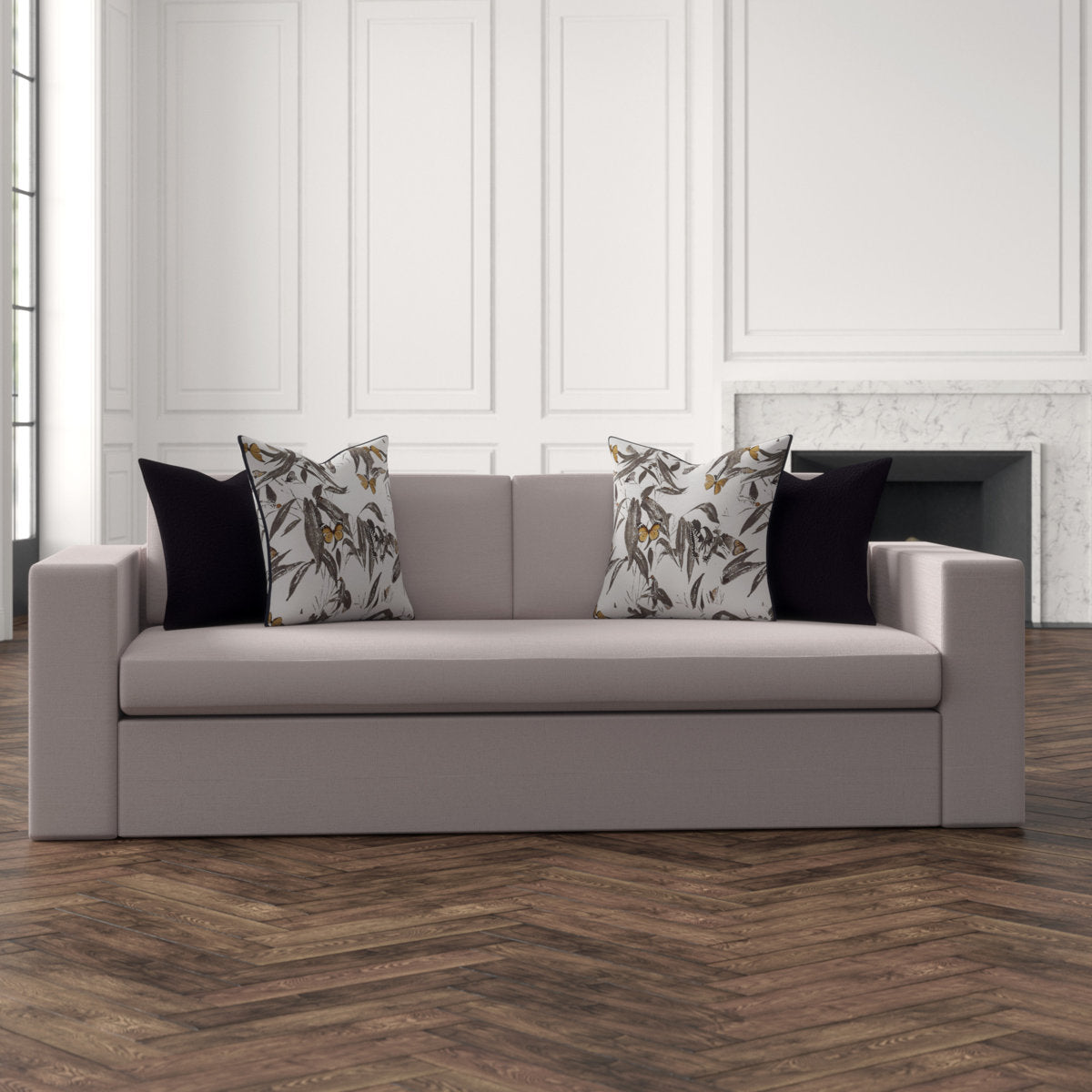 Ambella Retreat 90 Square Arm Sofa